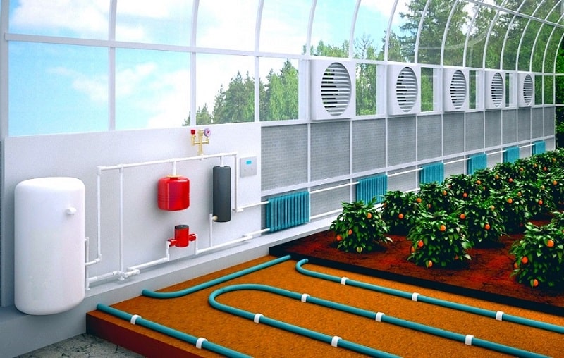 Как обогреть теплицу своими руками